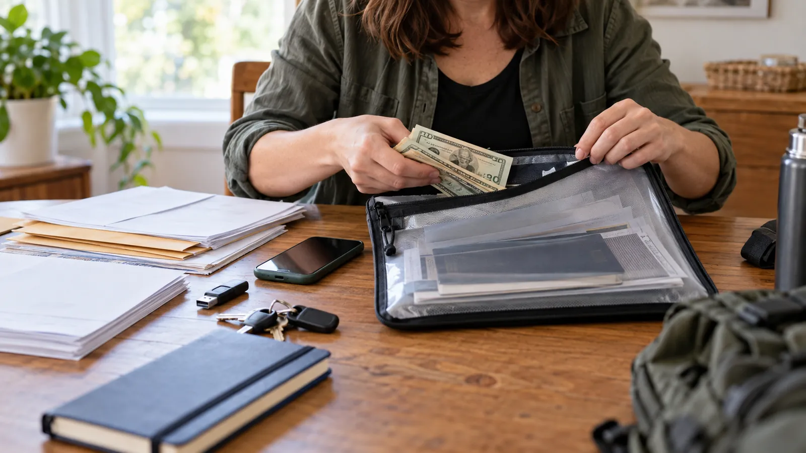 Cover for Emergency Cash and Documents: What You'll Need If You Can't Go Home