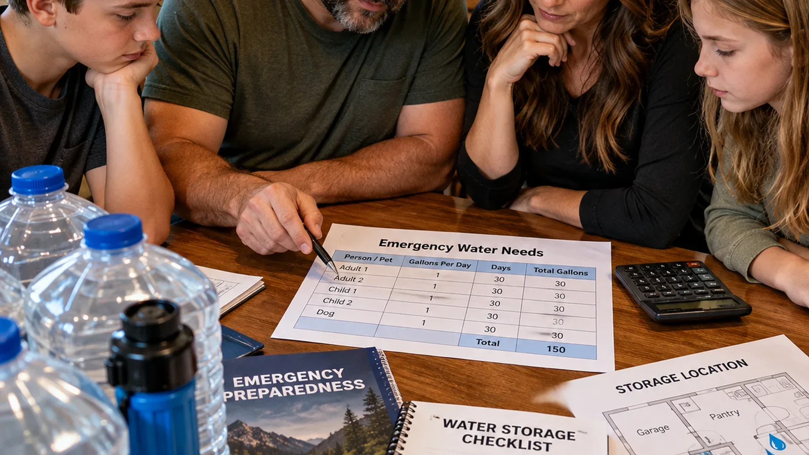 Cover for How Much Emergency Water Does Your Household Really Need?