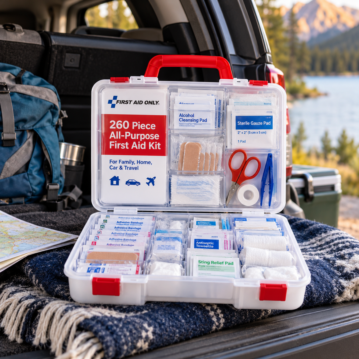 Created illustration of First Aid Only 260-Piece All-Purpose First Aid Kit
