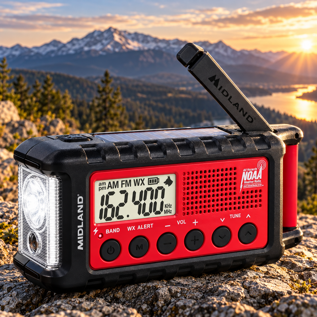 Midland ER310 Emergency Crank Weather Alert Radio