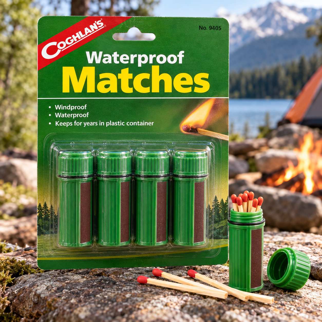 Created illustration of Coghlan's Waterproof Matches