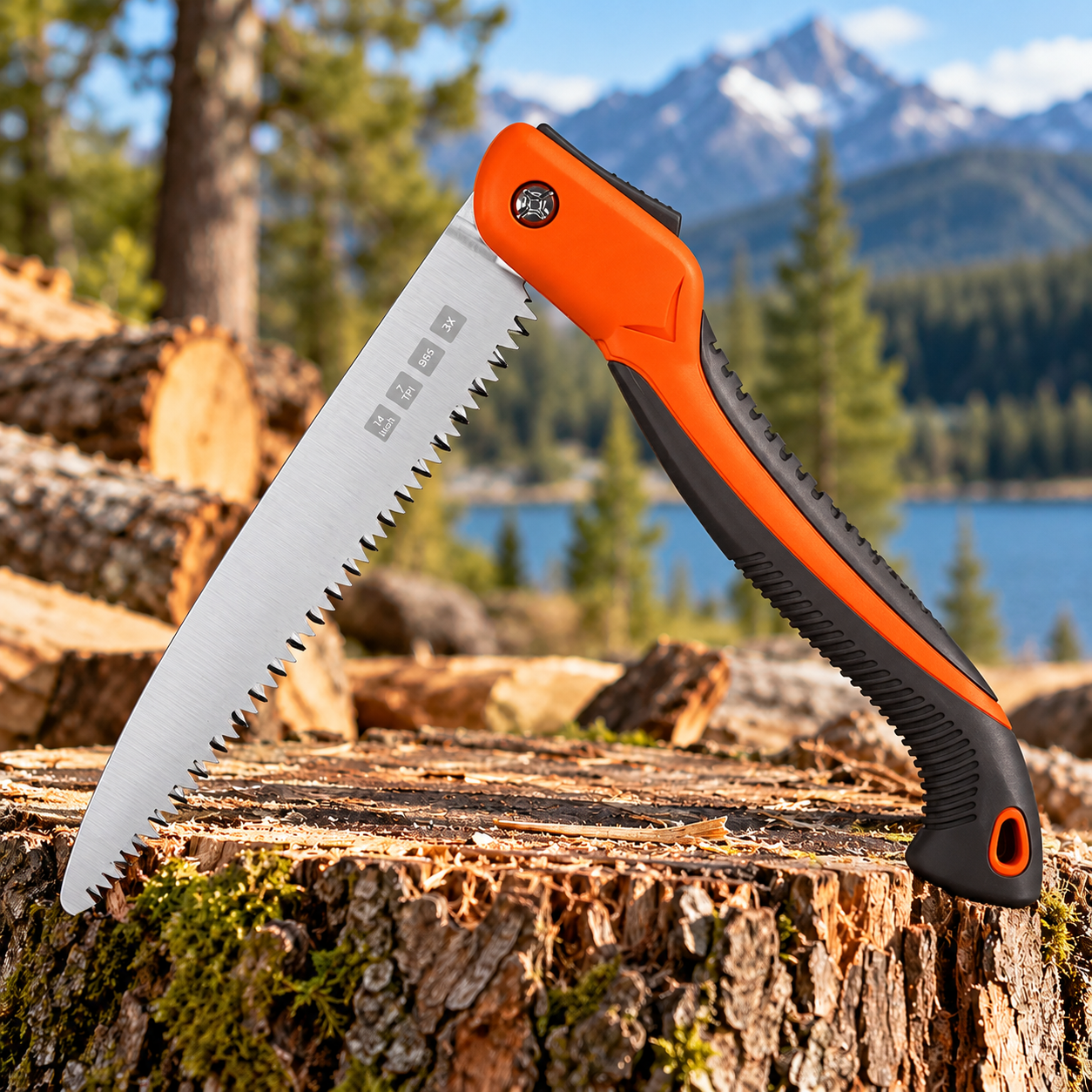 Created illustration of Craft911 11-Inch SK5 Folding Camping Saw