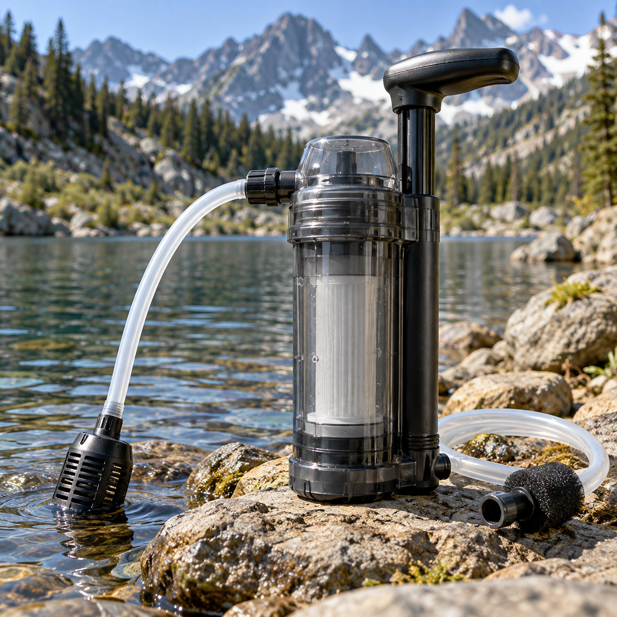 Created illustration of Katadyn Hiker Pro Transparent Pump Water Filter